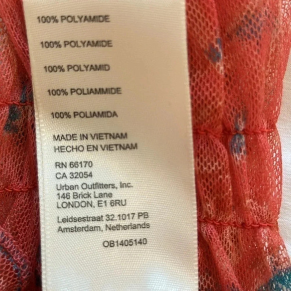 Free People Women's Hello There Top Size XS Y2K Color: Grenadine Combo Boho - Picture 8 of 10